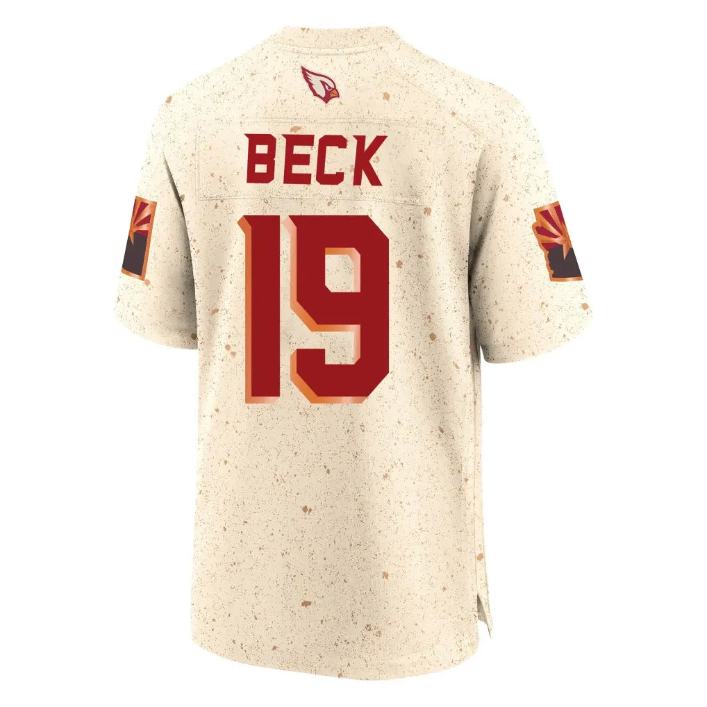 Perkns A.Cardinals #19 Carson Beck Player Cream Rivalries Collection Game Stitched Jerseys