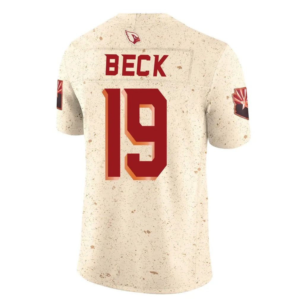 Perkns A.Cardinals #19 Carson Beck Player Cream Rivalries Collection Vapor Limited Home Game Stitched Jerseys