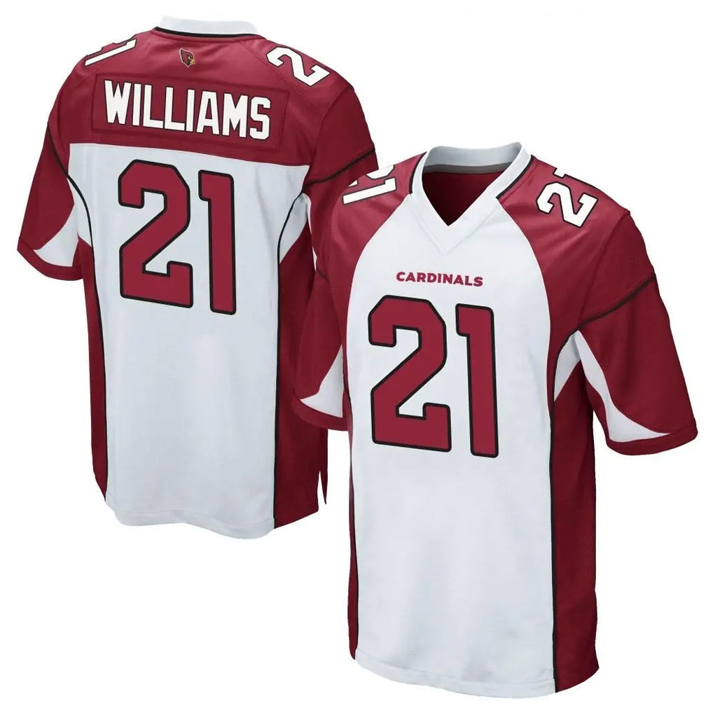 Perkns A.Cardinals #21 Garrett Williams Player White Cardinal Home Game Stitched Jerseys