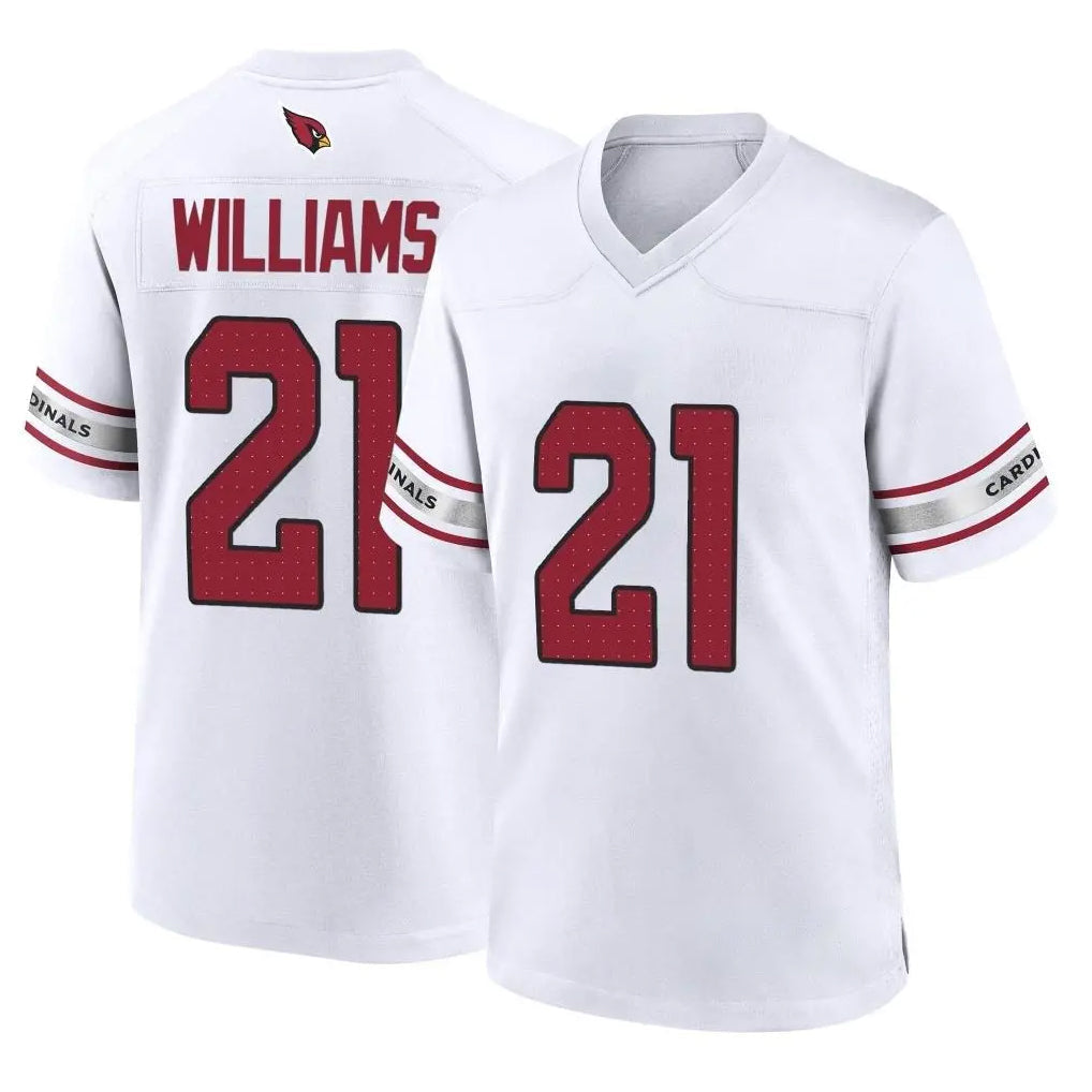 Perkns A.Cardinals #21 Garrett Williams Player White Home Game Stitched Jerseys