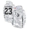 Perkns A.Cardinals #23 Sean Murphy-Bunting Player Camo Salute to Service Hoodies Stitched Jerseys