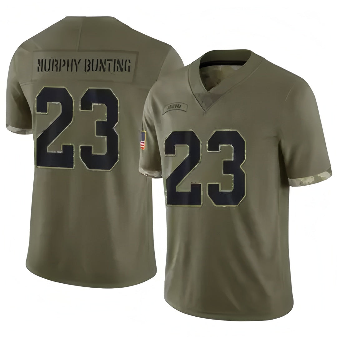 Perkns A.Cardinals #23 Sean Murphy-Bunting Player Olive Salute To Service Stitched Jerseys