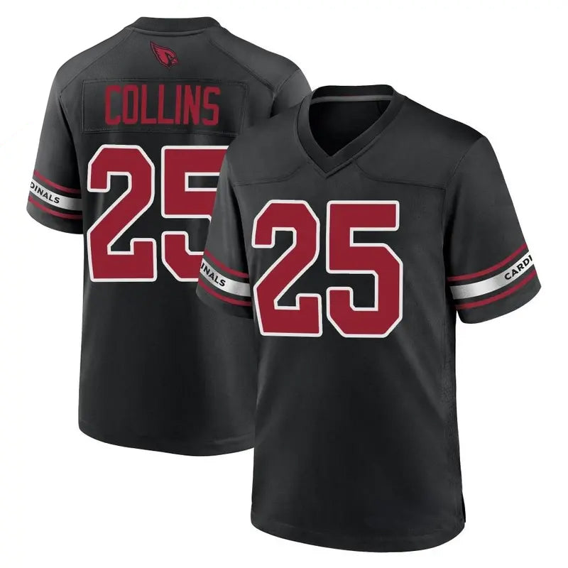 Perkns A.Cardinals #25 Zaven Collins Player Black Game Home Stitched Jerseys