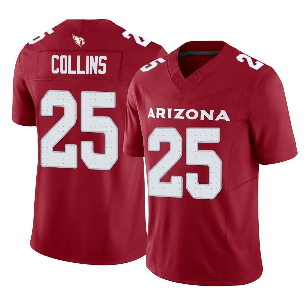 Perkns A.Cardinals #25 Zaven Collins Player Cardinal Vapor F.U.S.E. Limited Home Game Stitched Jerseys