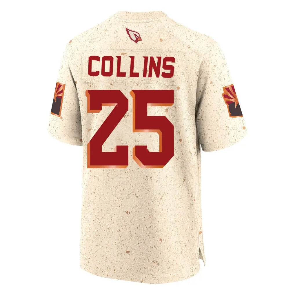 Perkns A.Cardinals #25 Zaven Collins Player Cream Rivalries Collection Game Stitched Jerseys