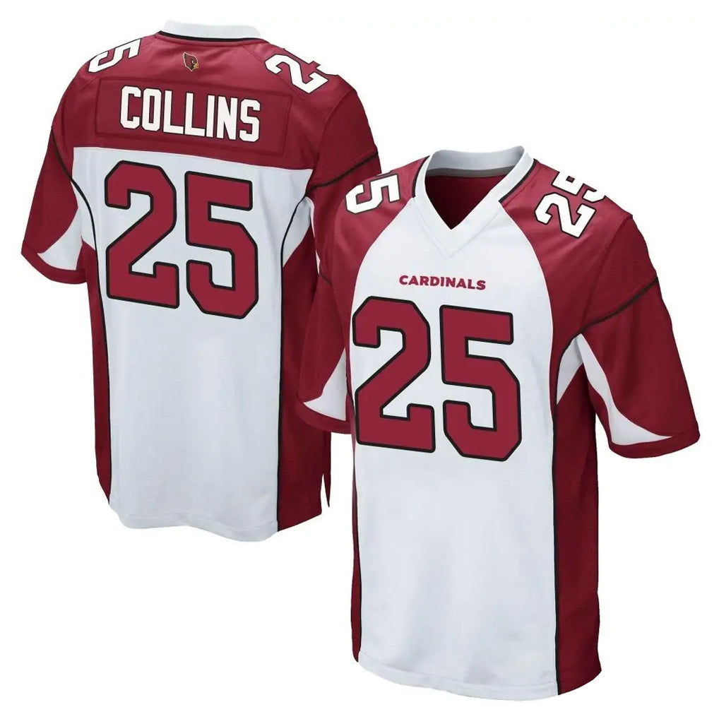 Perkns A.Cardinals #25 Zaven Collins Player White Cardinal Home Game Stitched Jerseys