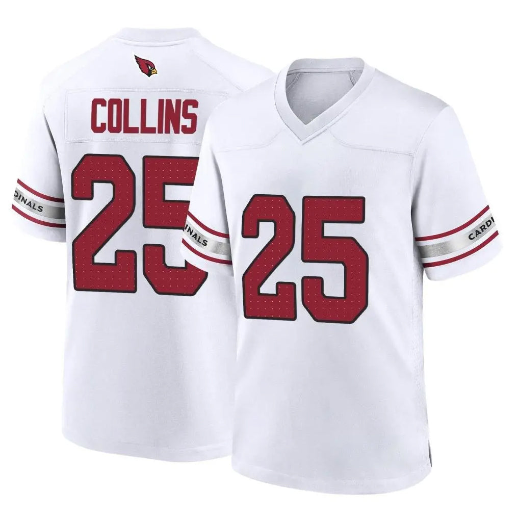 Perkns A.Cardinals #25 Zaven Collins Player White Home Game Stitched Jerseys