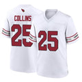 Perkns A.Cardinals #25 Zaven Collins Player White Home Game Stitched Jerseys