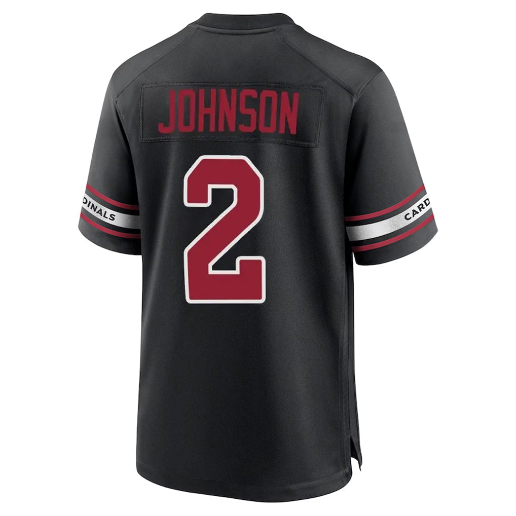 Perkns A.Cardinals #2 Will Johnson Player Black Alternate Game Stitched Jerseys
