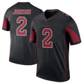 Perkns A.Cardinals #2 Will Johnson Player Black Color Rush Vapor Limited Untouchable Stitched Jerseys