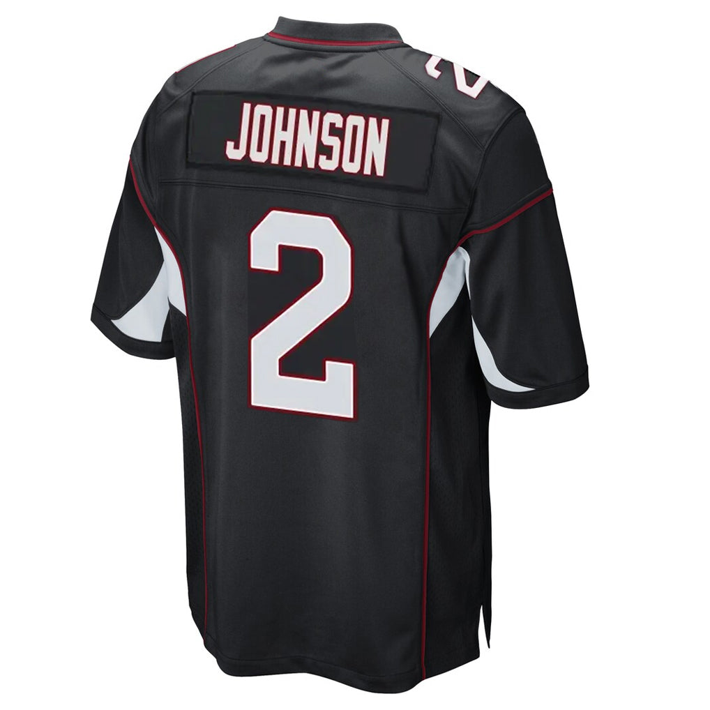 Perkns A.Cardinals #2 Will Johnson Player Black Home Game Stitched Jerseys