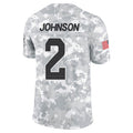 Perkns A.Cardinals #2 Will Johnson Player Camo Salute to Service Limited Home Stitched Jerseys