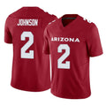 Perkns A.Cardinals #2 Will Johnson Player Cardinal Vapor F.U.S.E. Limited Home Game Stitched Jerseys