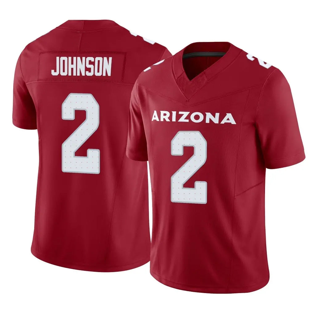 Perkns A.Cardinals #2 Will Johnson Player Cardinal Vapor F.U.S.E. Limited Home Game Stitched Jerseys