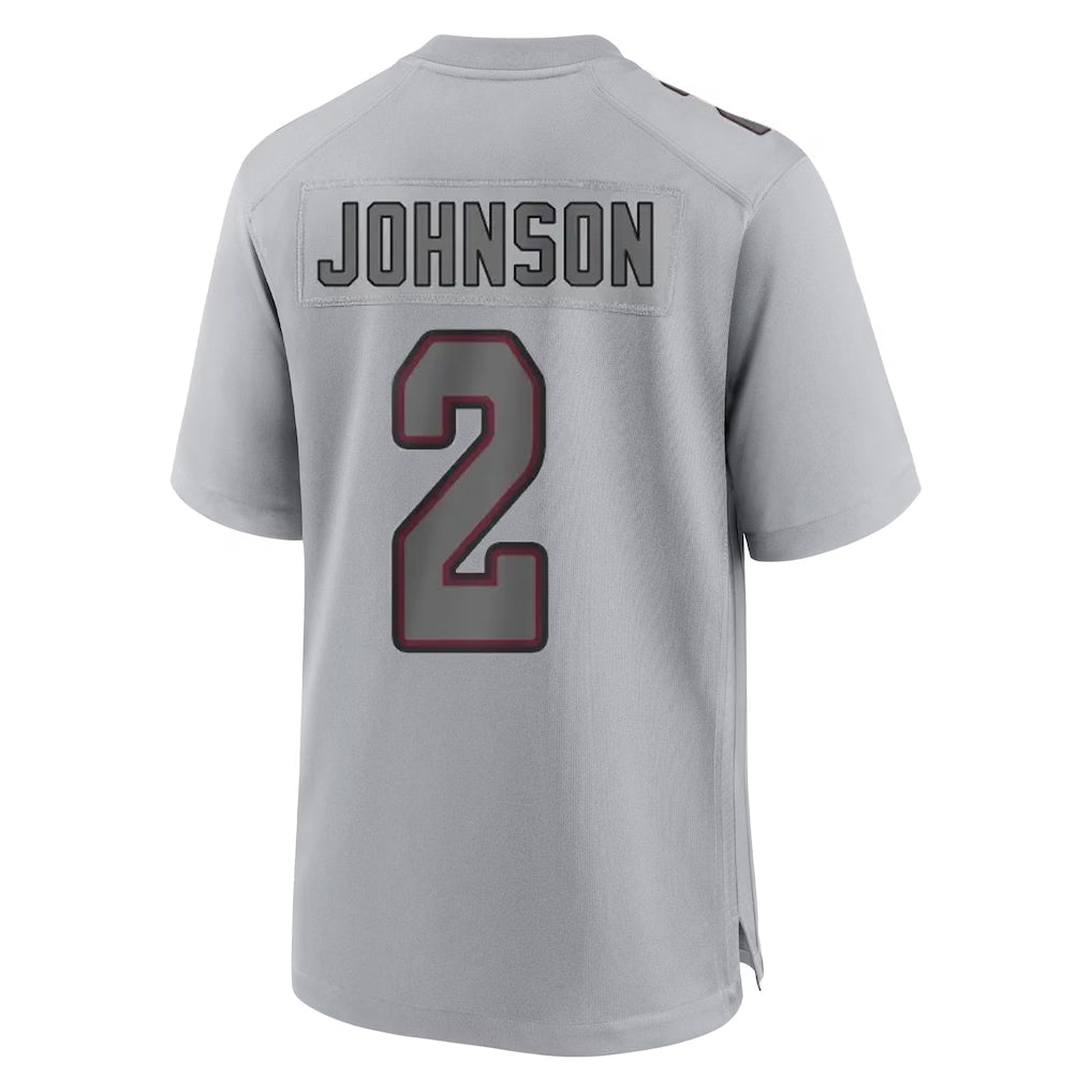 Perkns A.Cardinals #2 Will Johnson Player Gray Fashion Home Game Stitched Jerseys