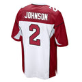 Perkns A.Cardinals #2 Will Johnson Player White Cardinal Home Game Stitched Jerseys