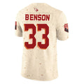 Perkns A.Cardinals #33 Trey Benson Player Cream Rivalries Collection Vapor Limited Home Game Stitched Jerseys