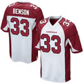 Perkns A.Cardinals #33 Trey Benson Player White Home Game Stitched Jerseys