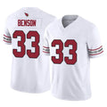 Perkns A.Cardinals #33 Trey Benson Player White Vapor F.U.S.E. Limited Home Game Stitched Jerseys