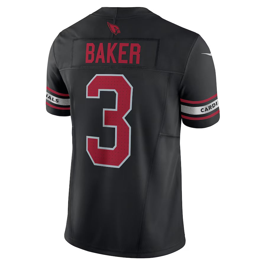 Perkns A.Cardinals #3 Budda Baker Player Black Vapor F.U.S.E. Limited Stitched  Jerseys