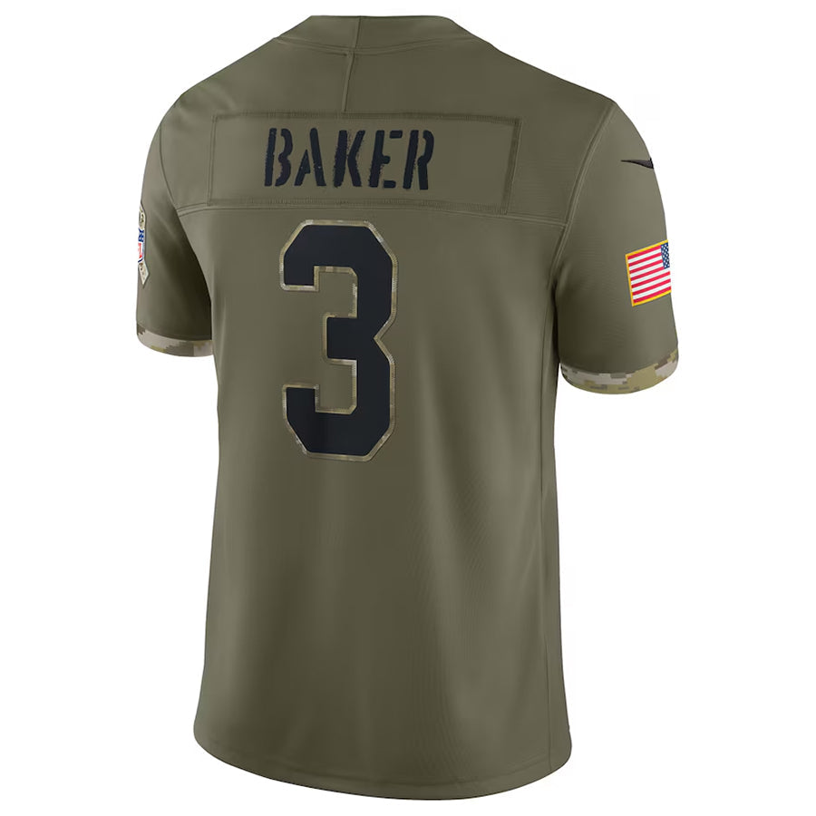 Perkns A.Cardinals #3 Budda Baker Player Olive Salute To Service Limited Stitched  Jerseys