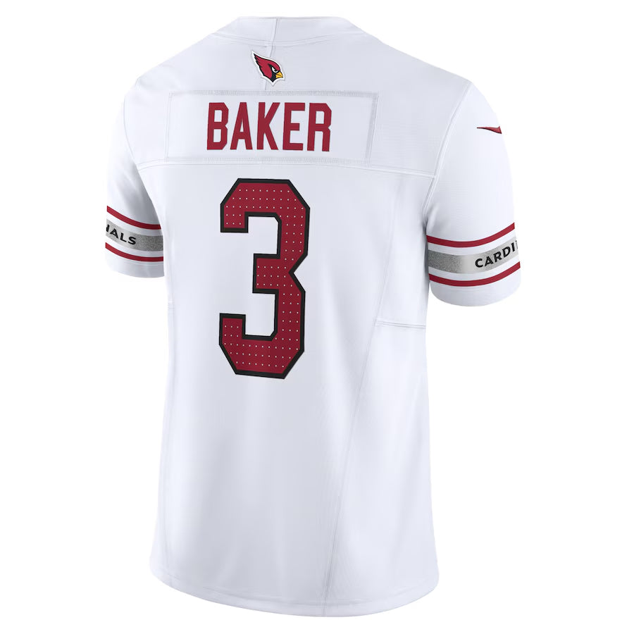 Perkns A.Cardinals #3 Budda Baker Player White Vapor F.U.S.E. Limited Stitched Jerseys