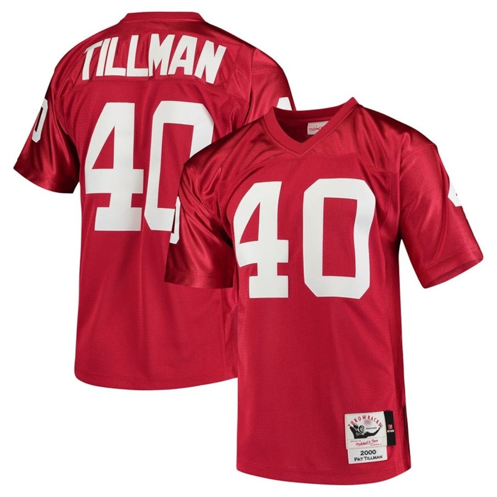 Perkns A.Cardinals #40 Pat Tillman Player Red Mitchell & Ness Cardinal Legacy Replica Stitched Jerseys