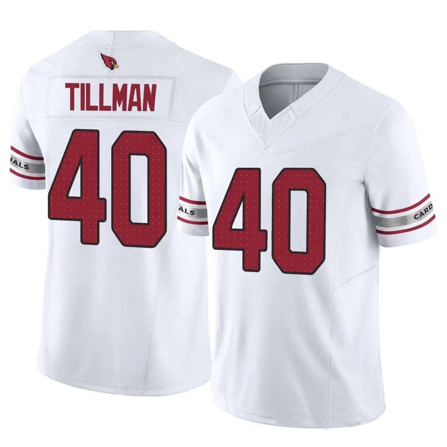 Perkns A.Cardinals #40 Pat Tillman Player White Game Road Stitched Jerseys