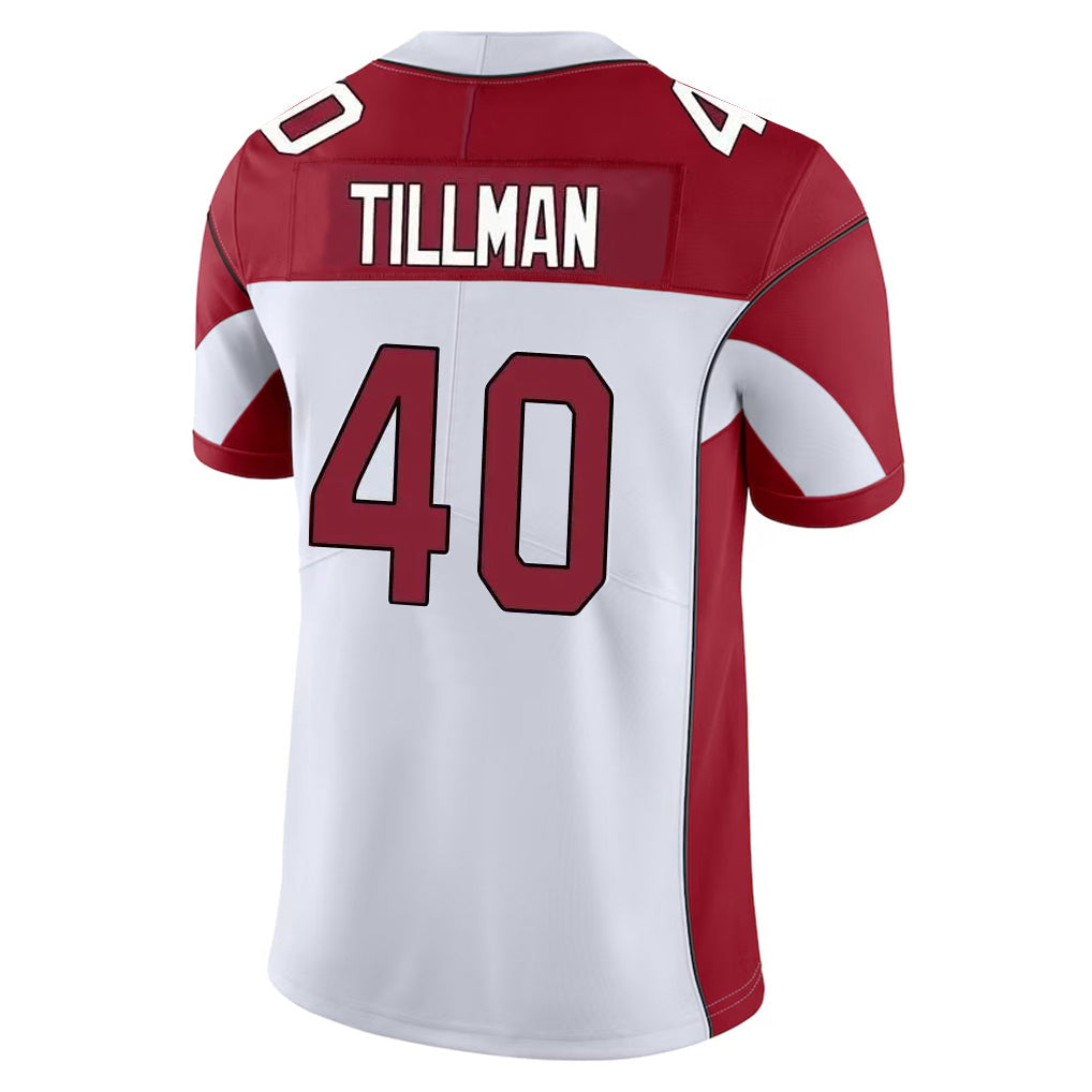 Perkns A.Cardinals #40 Pat Tillman Player White Vapor Limited Home Game Stitched Jerseys