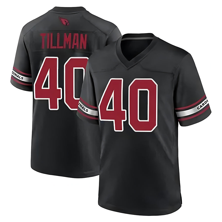 Perkns A.Cardinals #40 Pat Tillman Player Black Game Stitched Jerseys