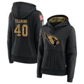 Perkns A.Cardinals #40 Pat Tillman Player Black Salute to Service Limited Hoodie Stitched Jerseys