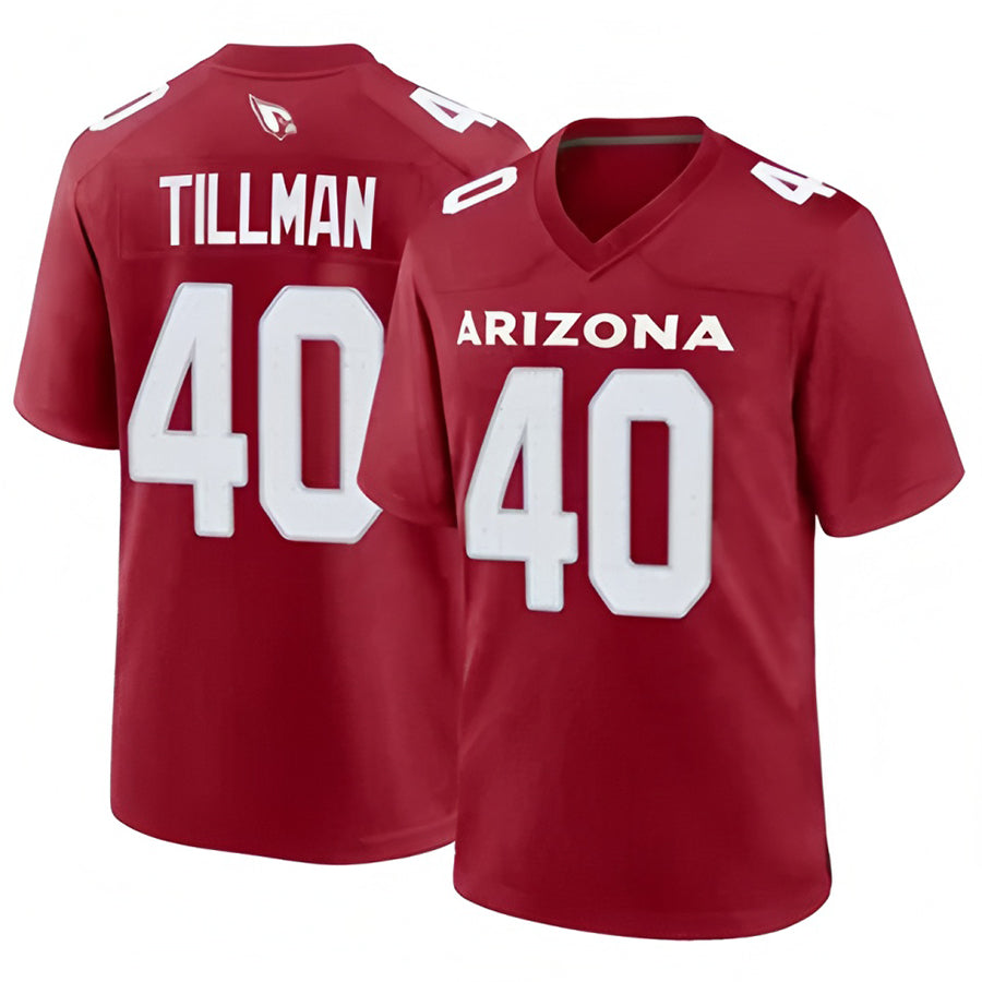 Perkns A.Cardinals #40 Pat Tillman Player Cardinal Game Home Stitched Jerseys