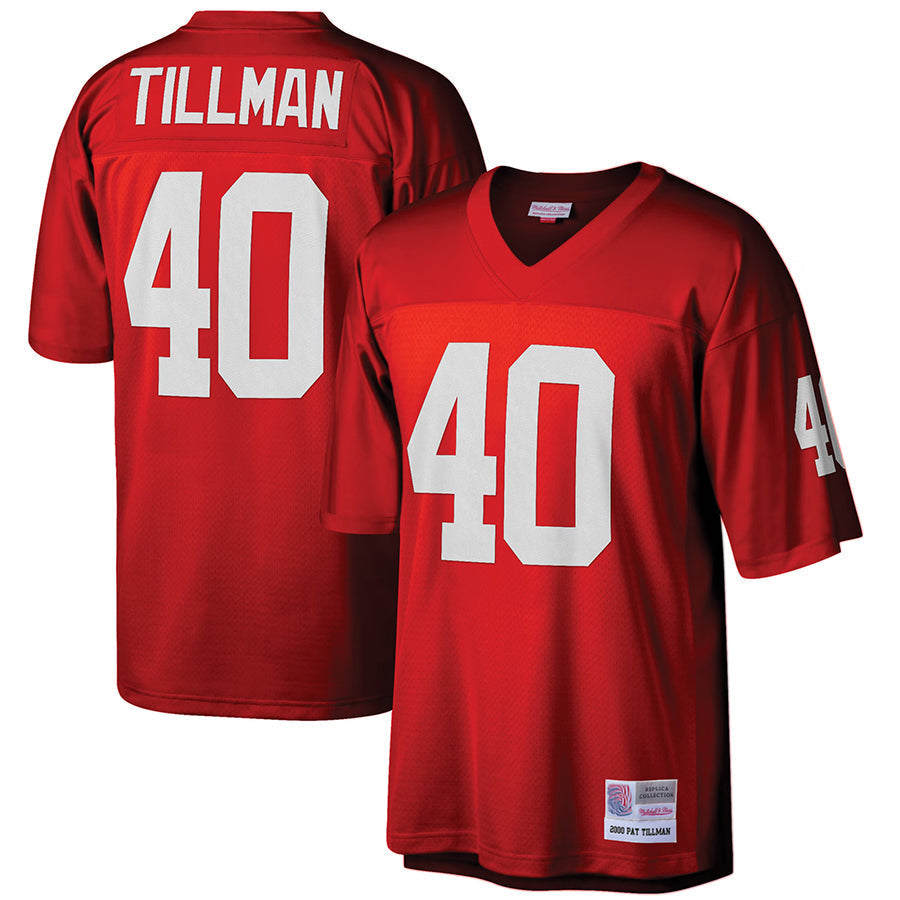Perkns A.Cardinals #40 Pat Tillman Player Mitchell & Ness Cardinal Legacy Replica Stitched Jerseys
