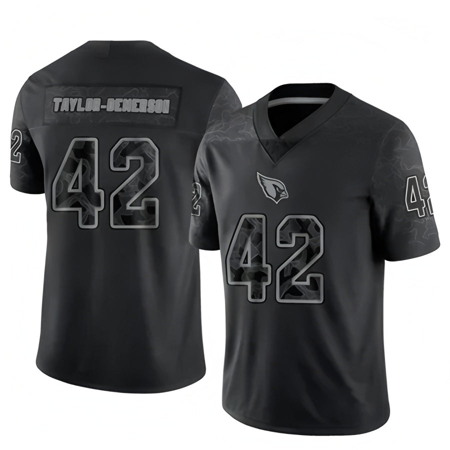 Perkns A.Cardinals #42 Dadrion Taylor-Demerson Player Black RFLCTV Limited Stitched Jerseys