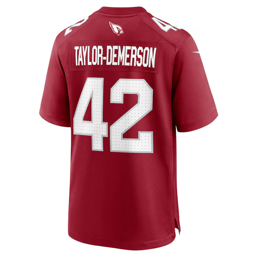 Perkns A.Cardinals #42 Dadrion Taylor-Demerson Player Cardinal Home Game Stitched Jerseys