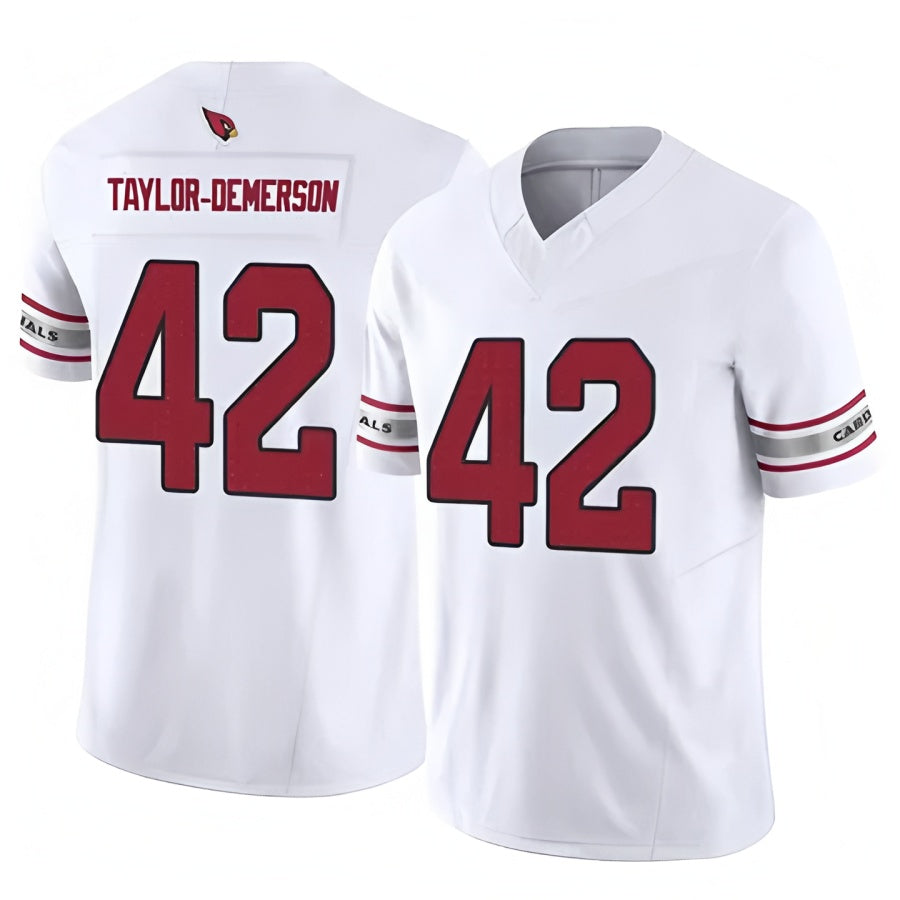 Perkns A.Cardinals #42 Dadrion Taylor-Demerson Player White Limited Stitched Jerseys