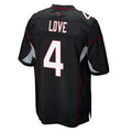 Perkns A.Cardinals #4 Jeremiyah Love Player Black Alternate Game Stitched Jerseys
