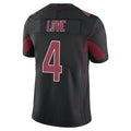 Perkns A.Cardinals #4 Jeremiyah Love Player Black Limited Elite Home Game Stitched Jerseys