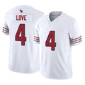 Perkns A.Cardinals #4 Jeremiyah Love Player White Vapor F.U.S.E. Limited Home Game Stitched Jerseys