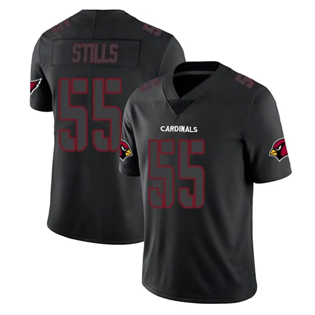 Perkns A.Cardinals #55 Dante Stills Player Black Impact Limited Home Game Stitched Jerseys