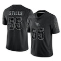 Perkns A.Cardinals #55 Dante Stills Player Black RFLCTV Limited Home Game Stitched Jerseys