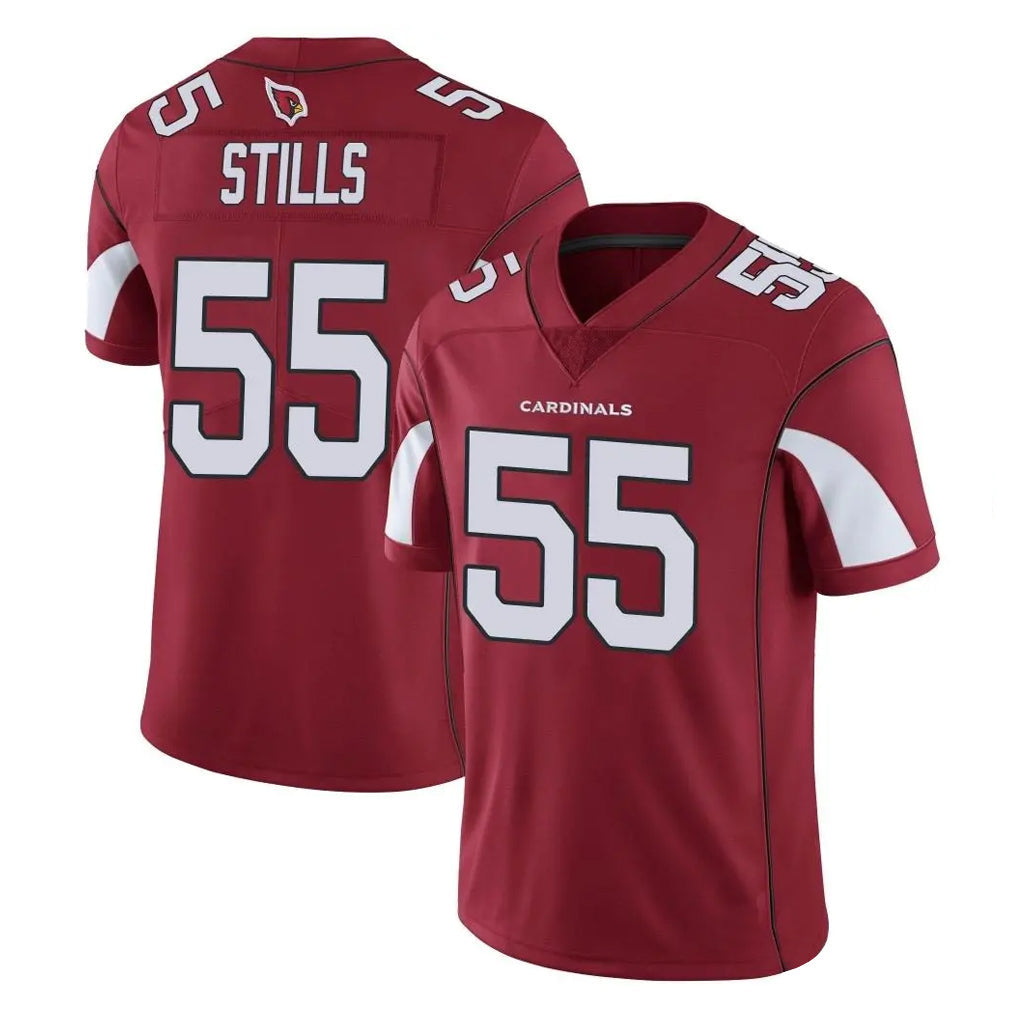 Perkns A.Cardinals #55 Dante Stills Player Cardinal Vapor Limited Home Game  Stitched Jerseys
