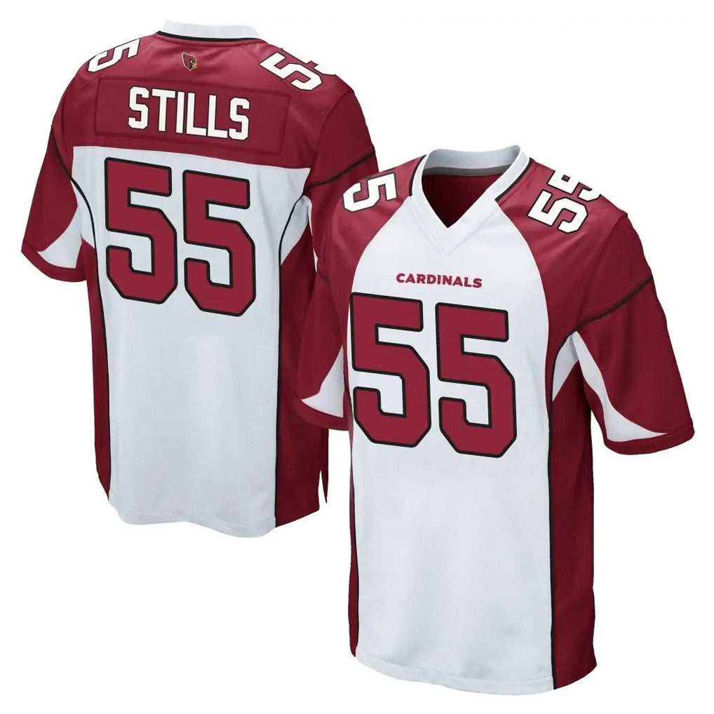 Perkns A.Cardinals #55 Dante Stills Player White Cardinal Home Game Stitched Jerseys