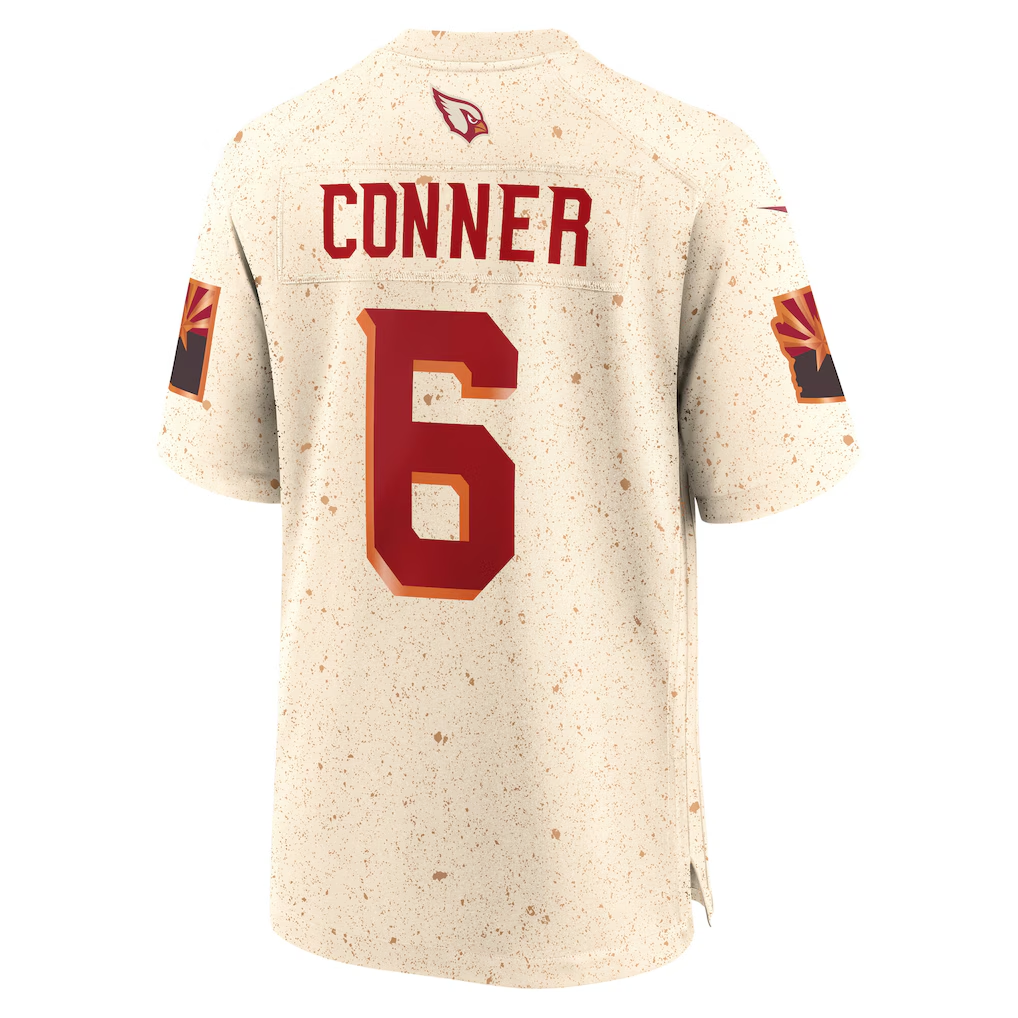Perkns A.Cardinals #6 James Conner Natural 2025 Rivalries Collection Game Stitched Jerseys