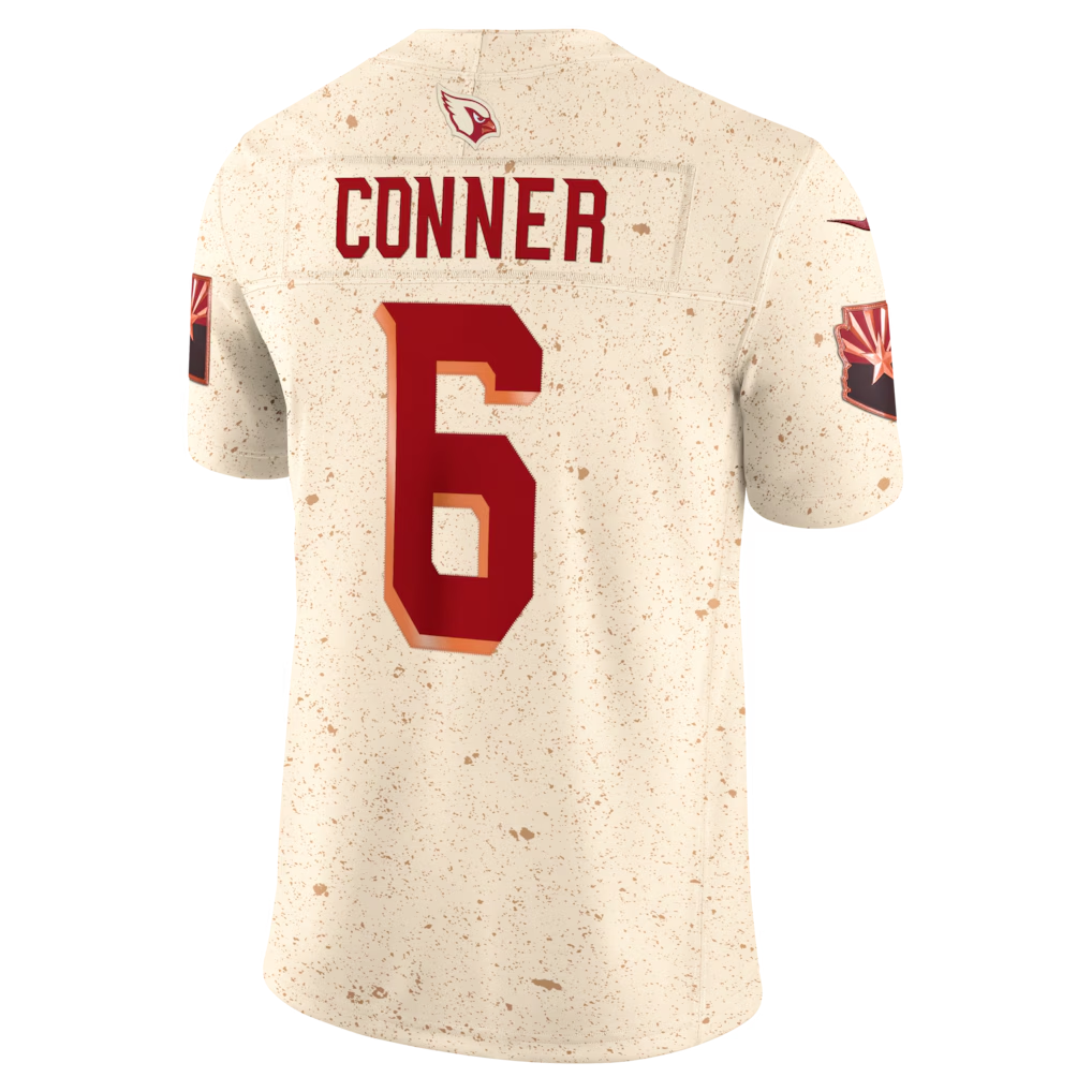 Perkns A.Cardinals #6 James Conner Natural 2025 Rivalries Collection Limited Stitched Jerseys