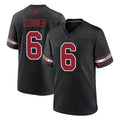 Perkns A.Cardinals #6 James Conner Player Black Alternate Game Stitched Jerseys