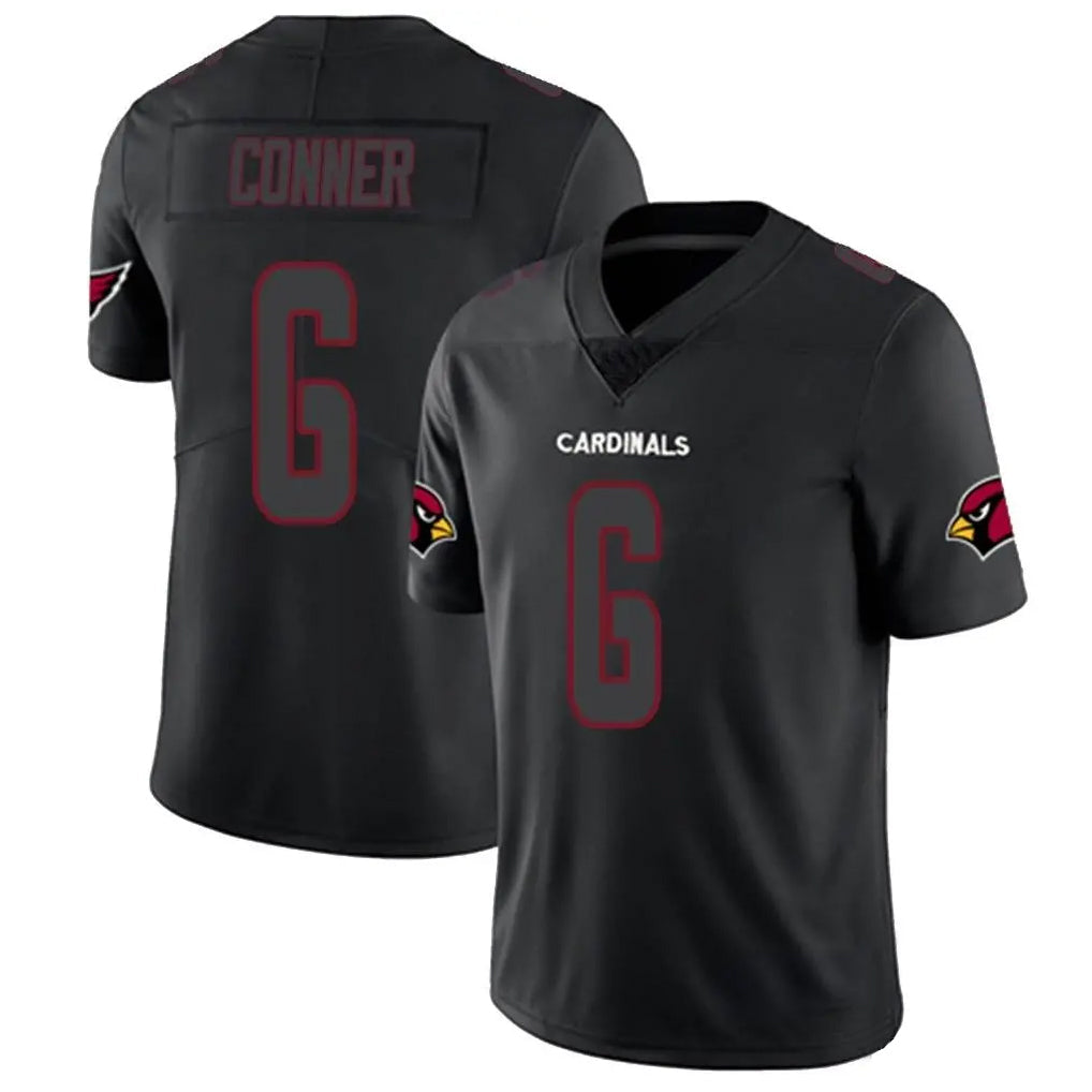 Perkns A.Cardinals #6 James Conner Player Black Impact Limited Home Game Stitched Jerseys