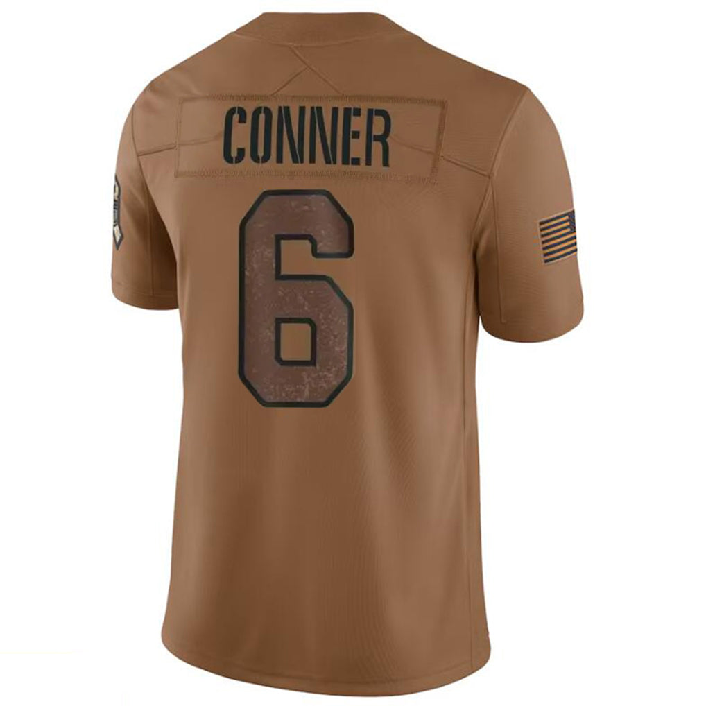 Perkns A.Cardinals #6 James Conner Player Brown Limited Salute To Service Game Stitched Jerseys