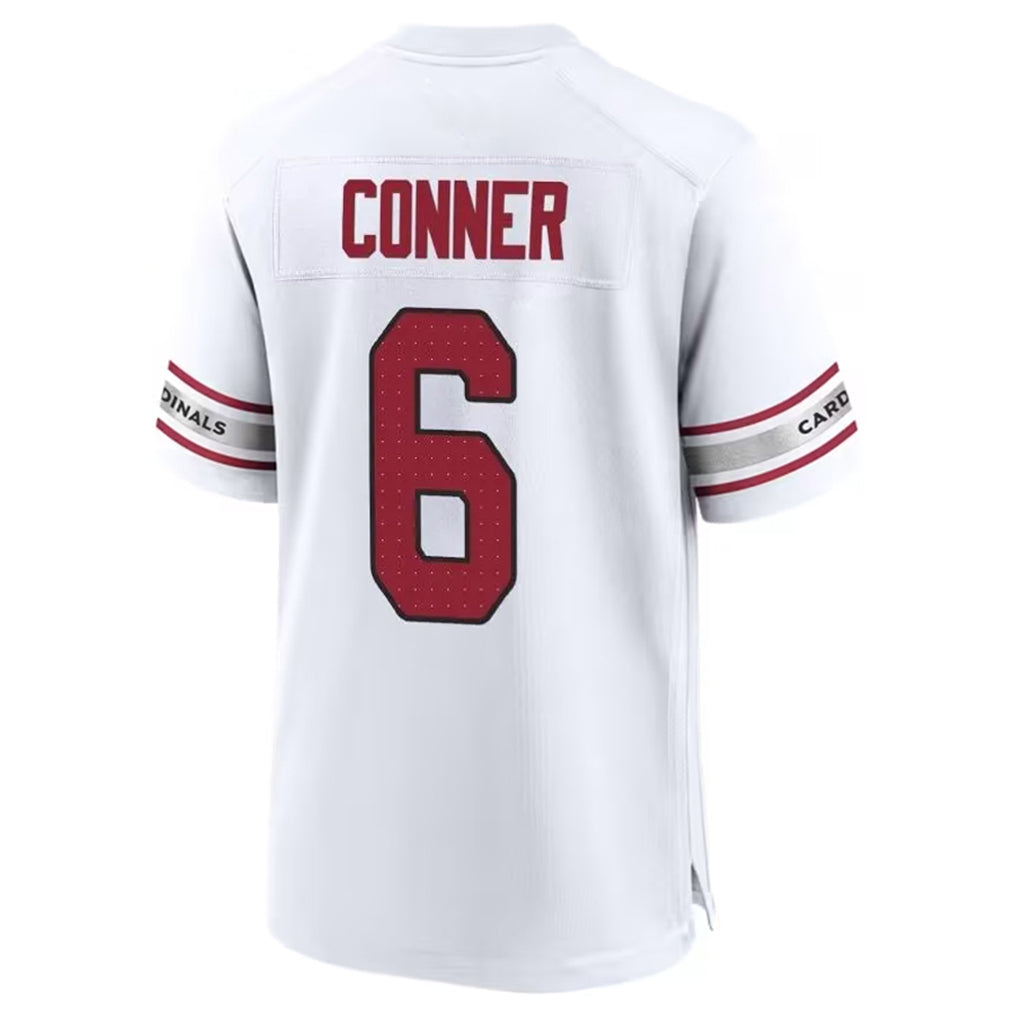 Perkns A.Cardinals #6 James Conner Player White Home Game Stitched Jerseys