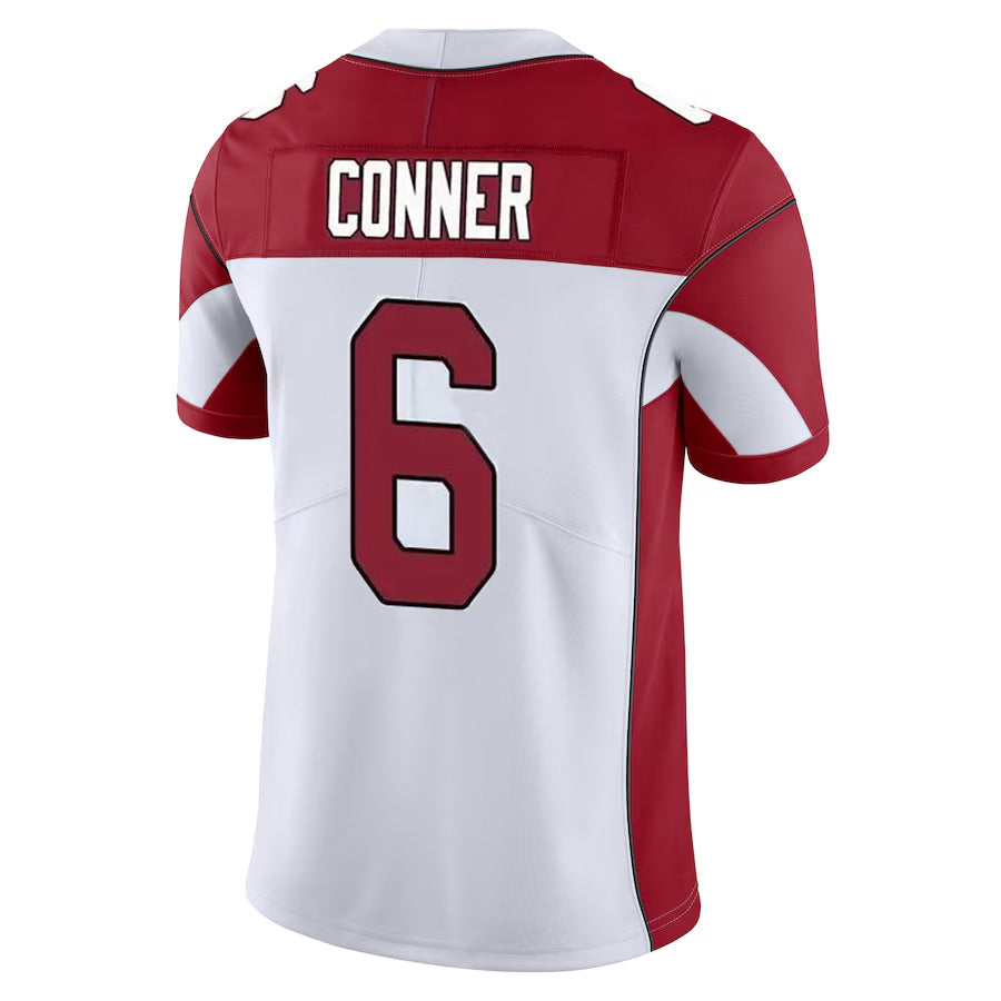 Perkns A.Cardinals #6 James Conner Player White Vapor Limited Home Game Stitched Jerseys